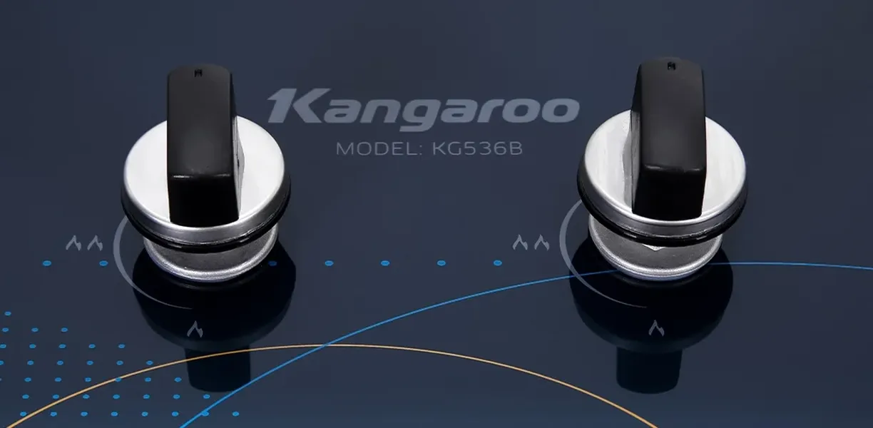 Bếp Gas Đôi Âm Kính Kangaroo KG536B
