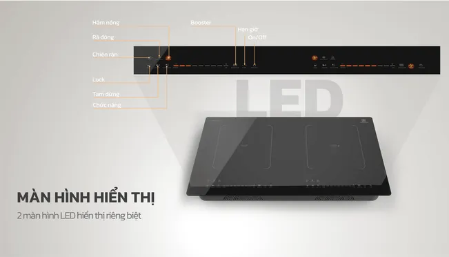 Bếp Đôi Hỗn Hợp Hawonkoo Inverter CEH-263 4800W - Xuất Xứ Thái Lan 29
