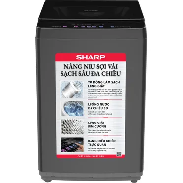 Máy Giặt Sharp 12 Kg ES-TN121EN-DG