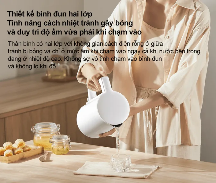 Ấm Đun Nước Xiaomi Electric Kettle 2 Lite EU (BHR9036EU) 1.5 Lít