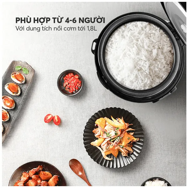 Nồi Cơm Điện Elmich RCE-9129 1.8 Lít