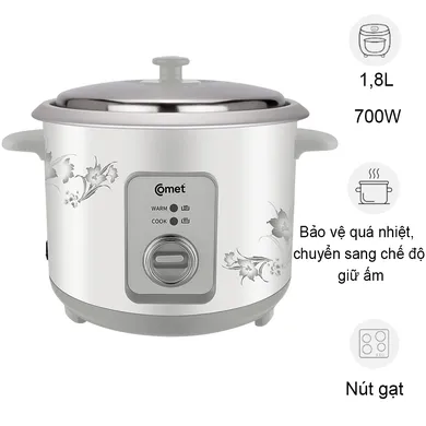 Nồi Cơm Điện Comet CM8020 1.8 Lít
