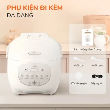 Nồi Cơm Điện Tử Unie URC815 1.5 Lít 8