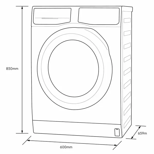 Máy Giặt Electrolux Inverter 10 Kg EWF1025DQWB