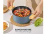 Bộ Nồi Chảo Chống Dính Vân Gỗ Elmich Nature EL-5206MG04