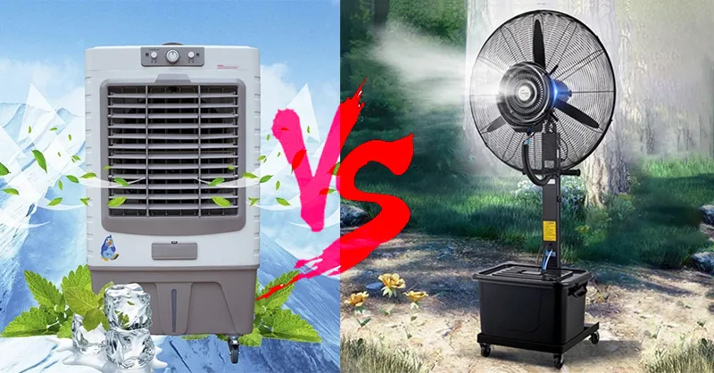 So sánh quạt điều hòa và quạt phun sương: Loại nào tối ưu hơn?