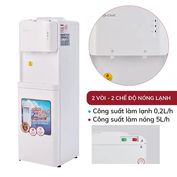 Cây Nước Nóng Lạnh Cao Cấp Fujihome WD531C
