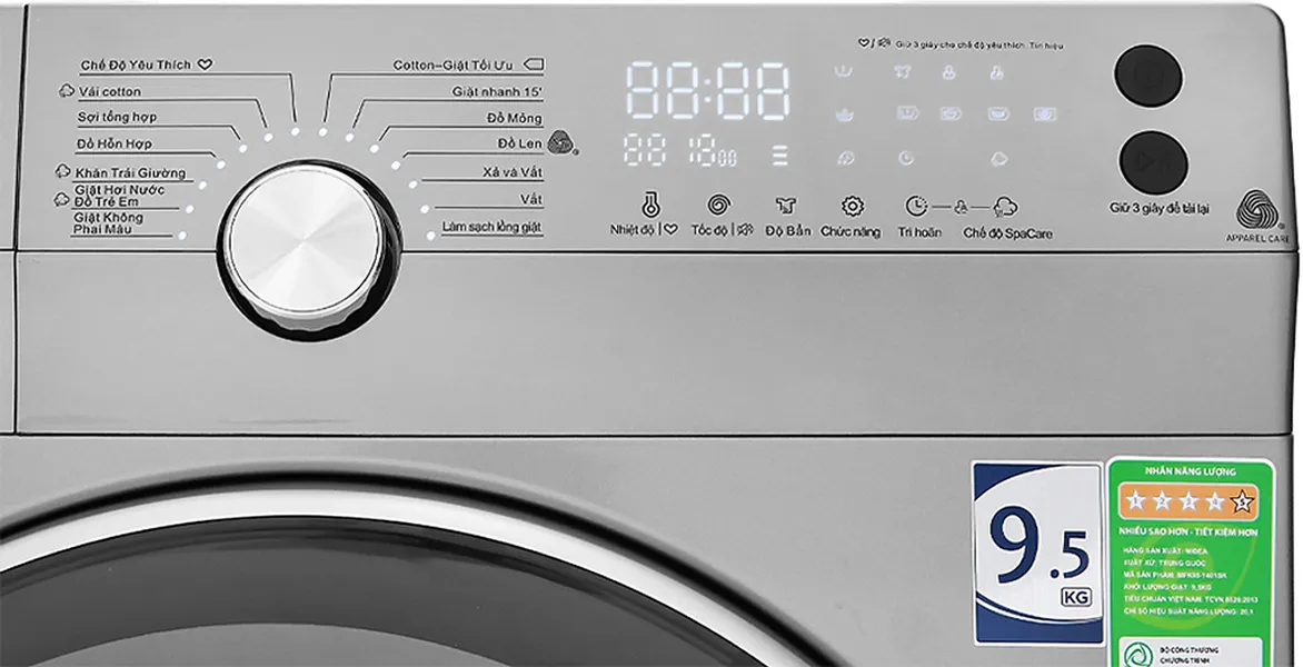 Máy Giặt Midea Inverter 9.5 Kg MFK95-1401SK