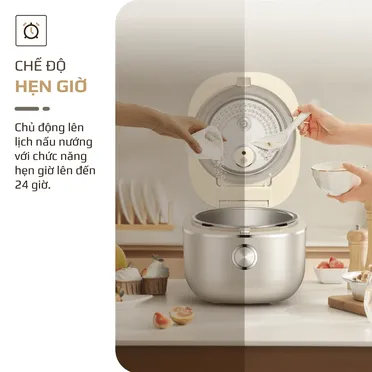 Nồi Cơm Điện Cao Tần Olivo RC800IH 1.5 Lít 8
