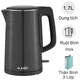 Bình Đun Siêu Tốc Magic Eco AC-40 1.7 Lít