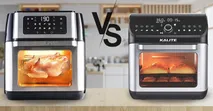So s&aacute;nh nồi chi&ecirc;n kh&ocirc;ng dầu Kalite Q10 v&agrave; Q12