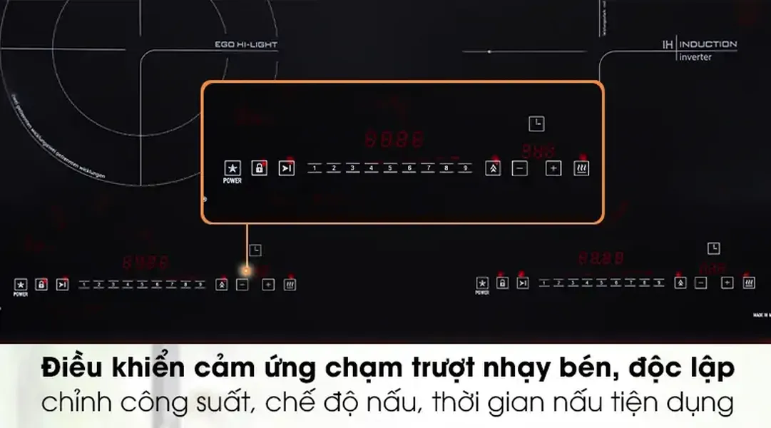 Bếp Từ Hồng Ngoại Đôi Pramie PRMY-2108 - Malaysia