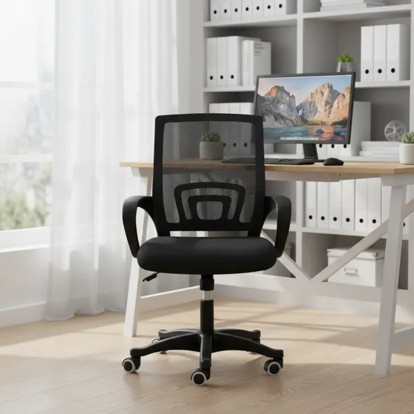 Ghế văn phòng ECO103 đen