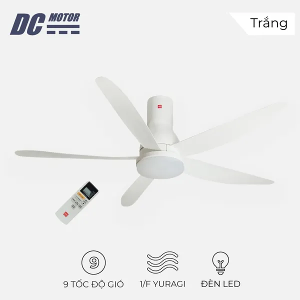 Quạt Trần KDK U60FW(WH)