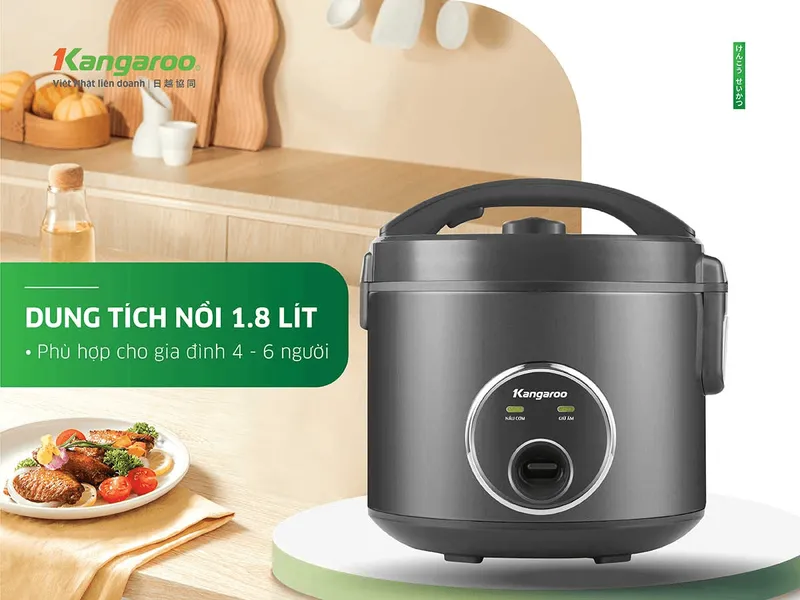 Nồi Cơm Điện Kangaroo KGRC18M3 1.8 Lít