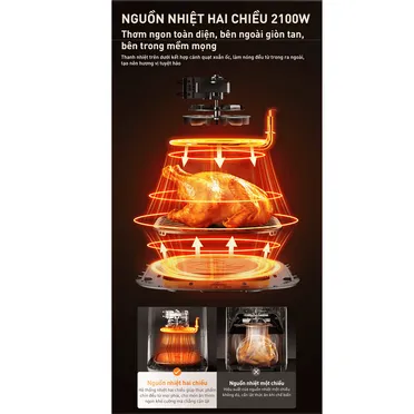 Nồi Chiên Không Dầu Joyoung JAF-579 Dung Tích 6 Lít 14