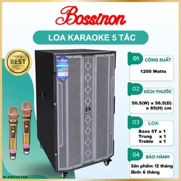 Loa Karaoke 5 Tấc Bossinon W-AM5583AK