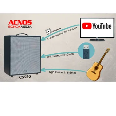 Dàn Âm Thanh Di Động ACNOS CS550 7