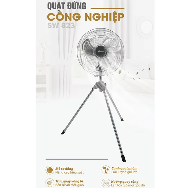 Quạt Đứng Công Nghiệp Sowun SW-823