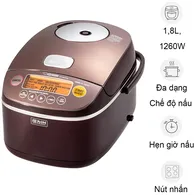 Nồi Cơm Cao Tần Áp Suất Zojirushi NP-BSQ18V 1.8 Lít - Xuất Xứ Nhật Bản