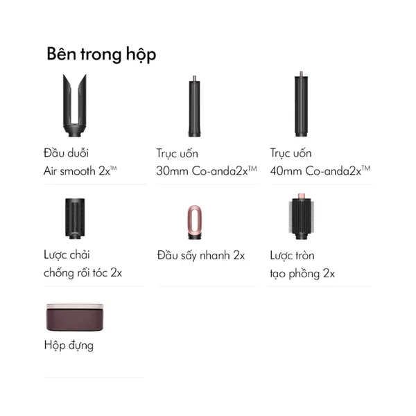 Máy Tạo Kiểu Tóc Đa Năng Thông Minh Dyson Airwrap Co-anda2x™ HS09 - Philipines