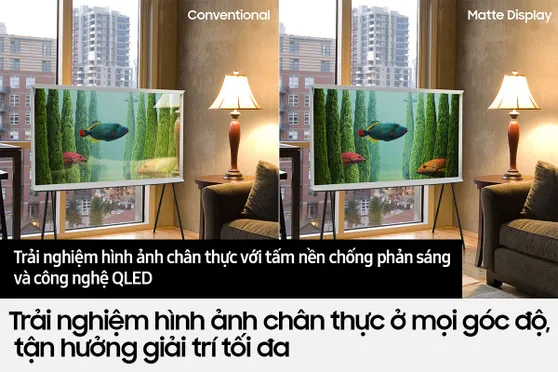 Smart Tivi Samsung 4K The Serif 65 Inch QA65LS01B 10