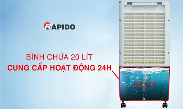 Quạt Điều Hòa Không Khí Rapido Everest 3000-D 2