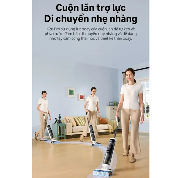 Máy Hút Bụi Lau Sàn Khô Và Ướt Đa Năng Dreame Mova K20 Pro
