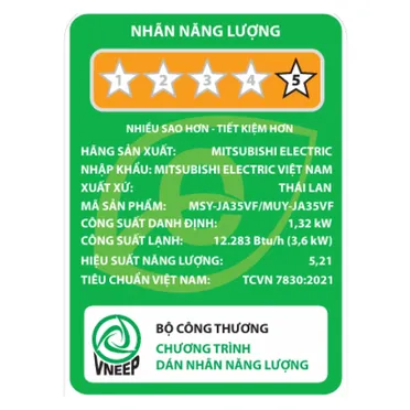 Máy Lạnh Mitsubishi Inverter 1.5 Hp MSY/MUY-JA35VF 6