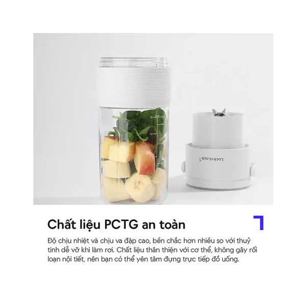 Máy Xay Sinh Tố Cầm Tay LocknLock EJJ346IVY 70W