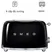 Máy nướng bánh mì Smeg TSF01BLEU, Màu đen