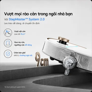 Robot Hút Bụi Lau Nhà Mova V70 Ultra Màu Trắng 13