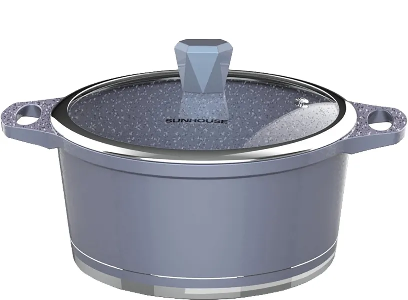 Nồi vân đá đáy từ Sunhouse Mama SHG2024MMA 24 cm