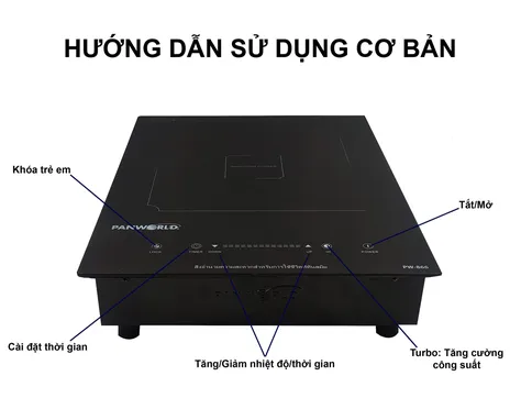 Bếp Điện Từ Đơn Âm PANWORLD PW-866 3