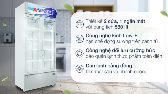 Tủ Mát Alaska 580 Lít SL-7C 0
