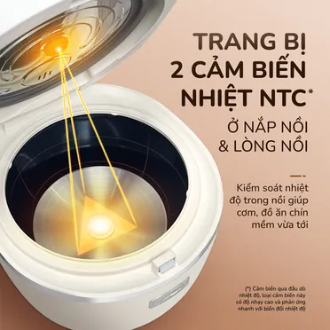 Nồi Cơm Điện Tử Unie URC612 1.2 Lít 10