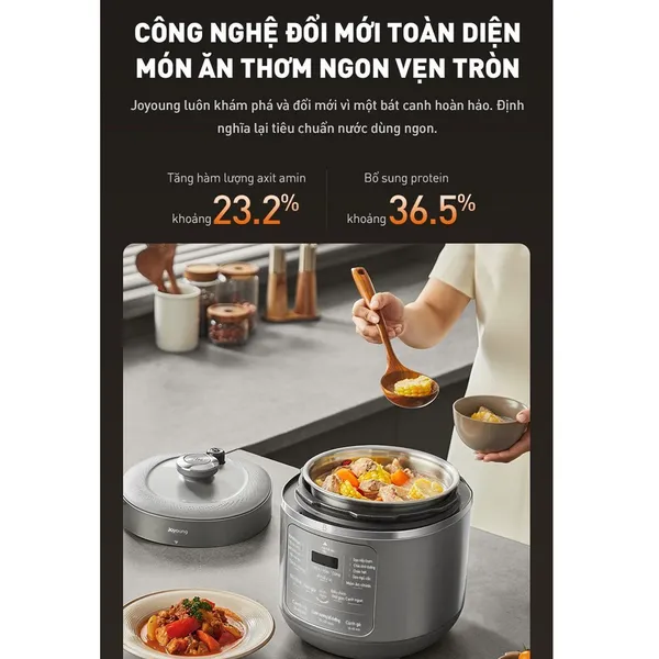 Nồi Cơm Áp Suất Điện Tử Joyoung JHPC-5039 5 Lít