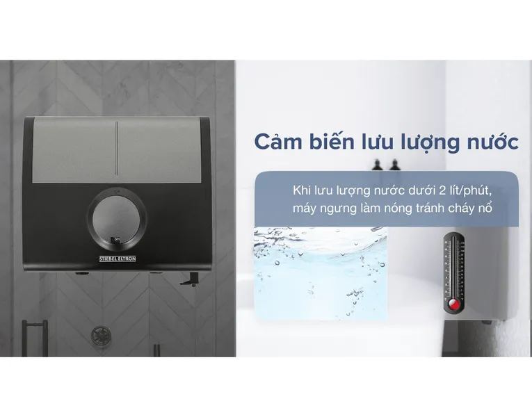 Máy Nước Nóng Trực Tiếp Đa Điểm Stiebel Eltron DDC 6 EC 6000W - Xuất Xứ Thái Lan