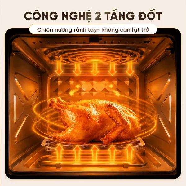 Nồi Chiên Không Dầu Masuto MSPPrimeAir 12 Lít