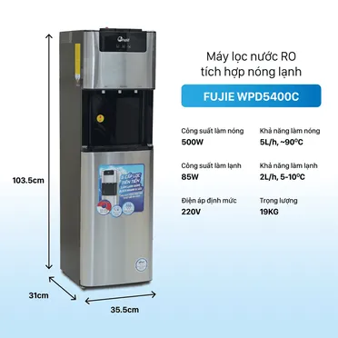 Máy Lọc Nước RO Tích Hợp Làm Nóng Lạnh Cao Cấp FujiE WPD5400C 7