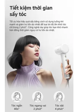 Máy Sấy Tóc Tốc Độ Cao Mova Turbo Màu Trắng 7