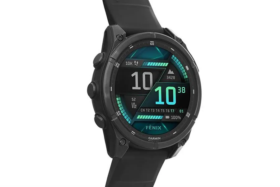 Garmin Fenix 8 47mm viền thép dây silicone