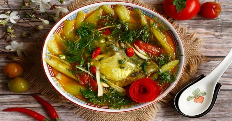 Cách nấu canh cá dọc mùng chua dịu, ngọt thanh chuẩn vị quê