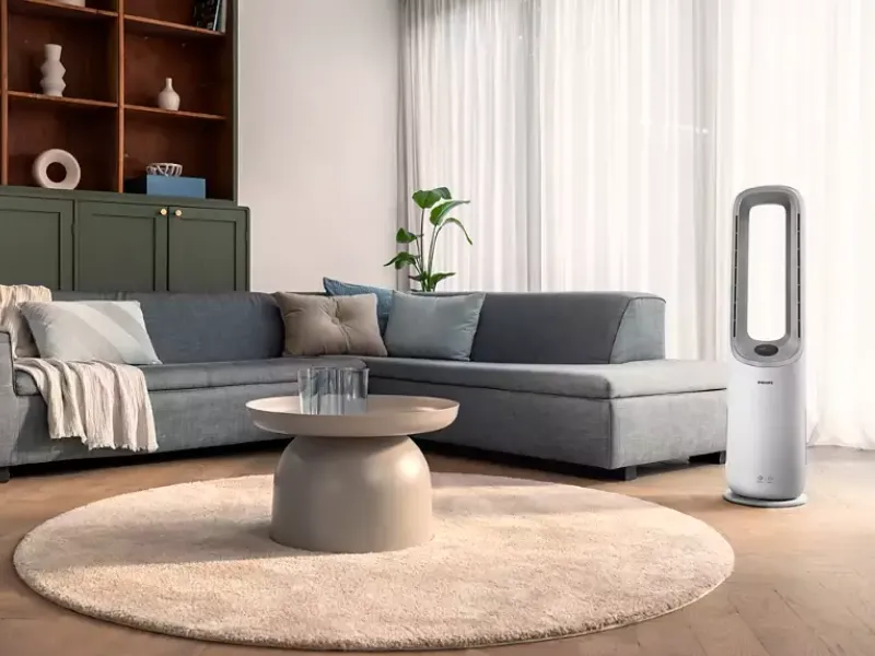 Máy Lọc Không Khí Và Quạt 2 Trong 1 Philips AMF765/30