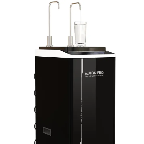 Máy Lọc Nước Điện Giải iON Kiềm Hydrogen Nóng Lạnh Nguội Mutosi MP-P89K 9 Lõi 3 Tấm Điện Cực