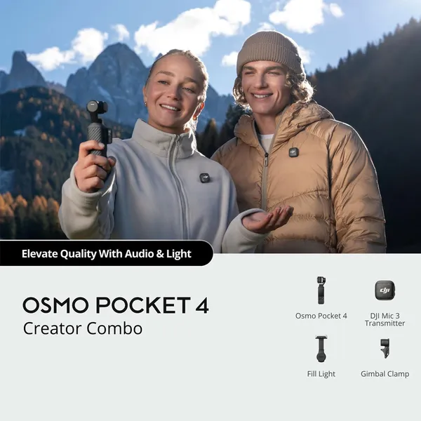 Camera Kỹ Thuật Số DJI Osmo Pocket 4 Standard Combo