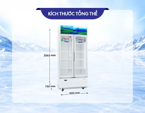 Tủ Mát Sanaky Inverter 700 Lít VH-8009HP3 1