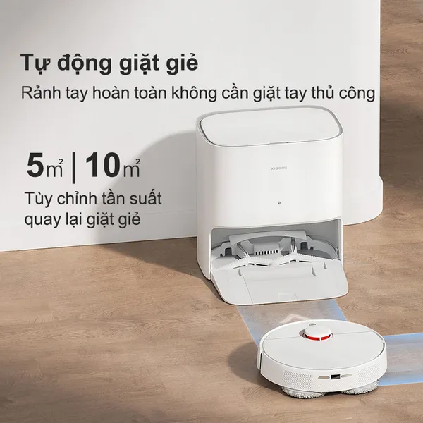 Robot Hút Bụi Lau Nhà Tự Giặt Giẻ Xiaomi X20