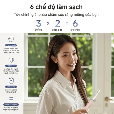 Bàn Chải Điện Sạc USB Simplus DDYS002PK01 3