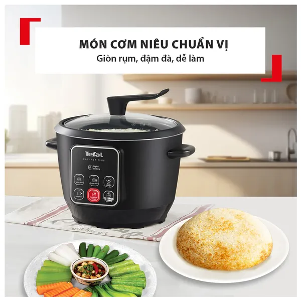 Nồi Cơm Điện Tử Tefal 1.8 Lít RK1088Y0